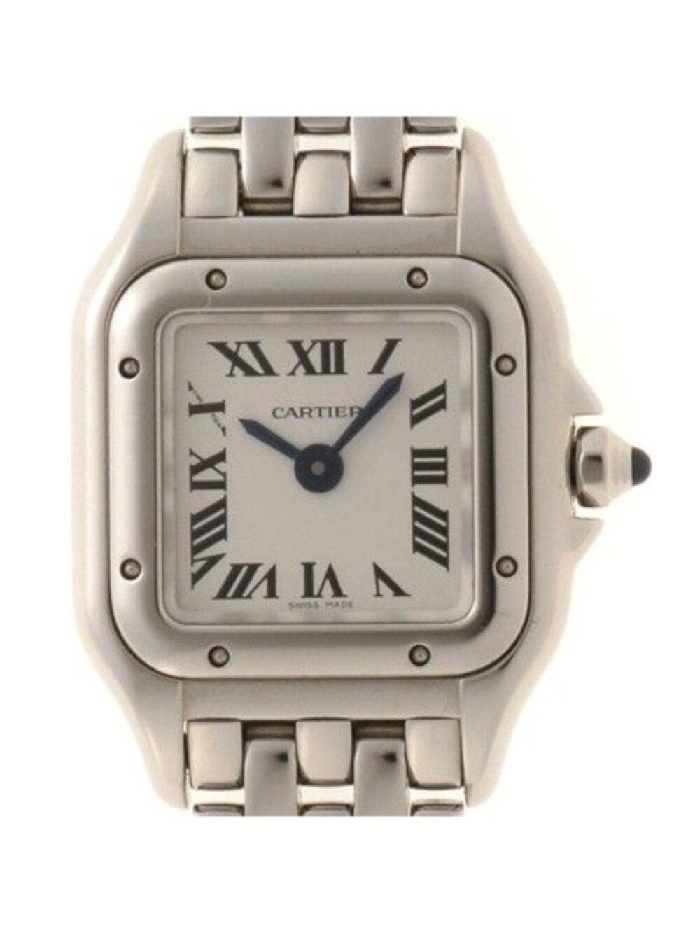 Cartier Panthere Mini Watch Stainless Steel Silver Dial